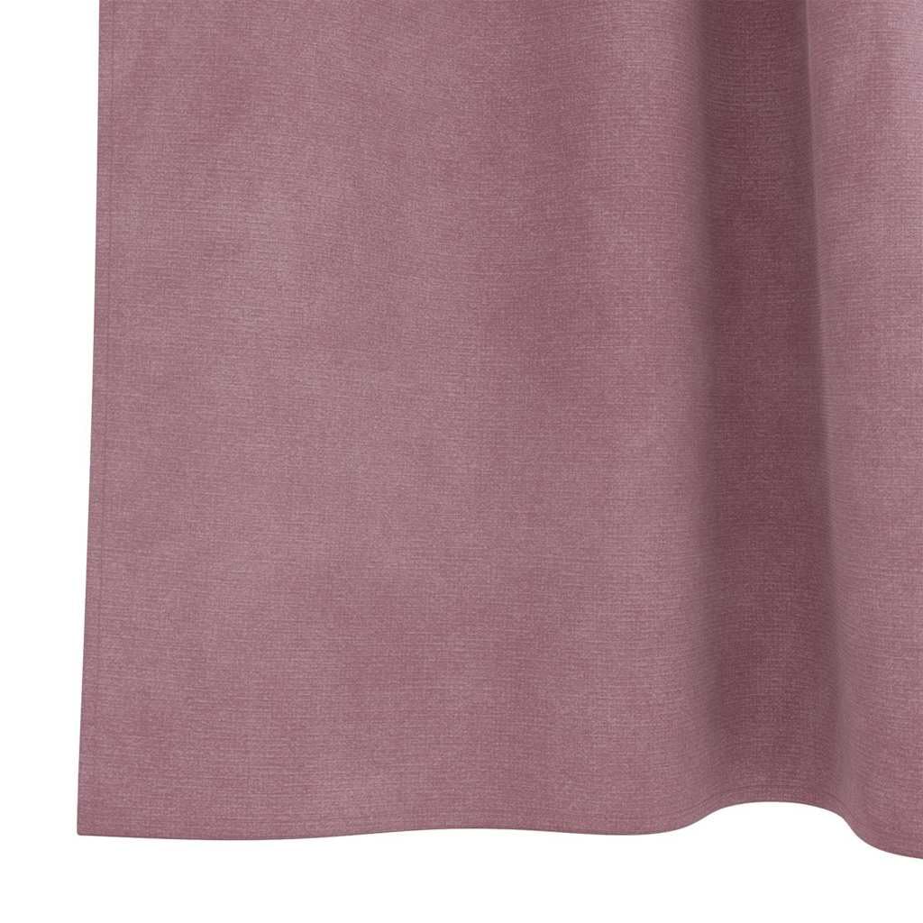 Juego de 2 cortinas opacas de terciopelo rosa oscuro, 140 x 245 cm, opacas, para dormitorio y sala de estar, reducen el ruido, con trabillas de tela