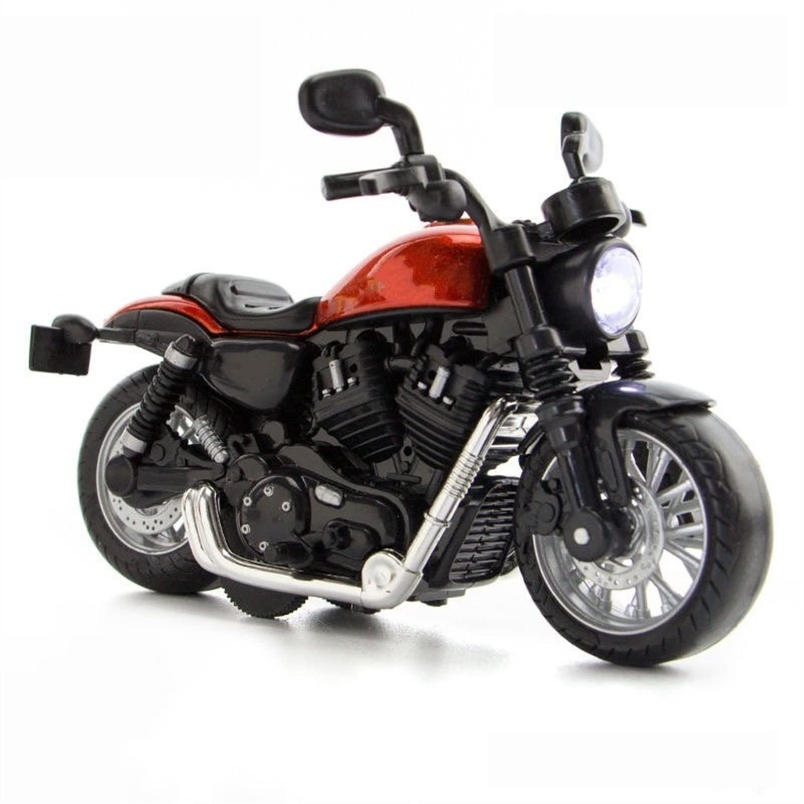 SEYXF Motorbike Toy Motorcycle Model Light & Sound Effect Diecast Birthday Gift 1/14 for Harley Alloy