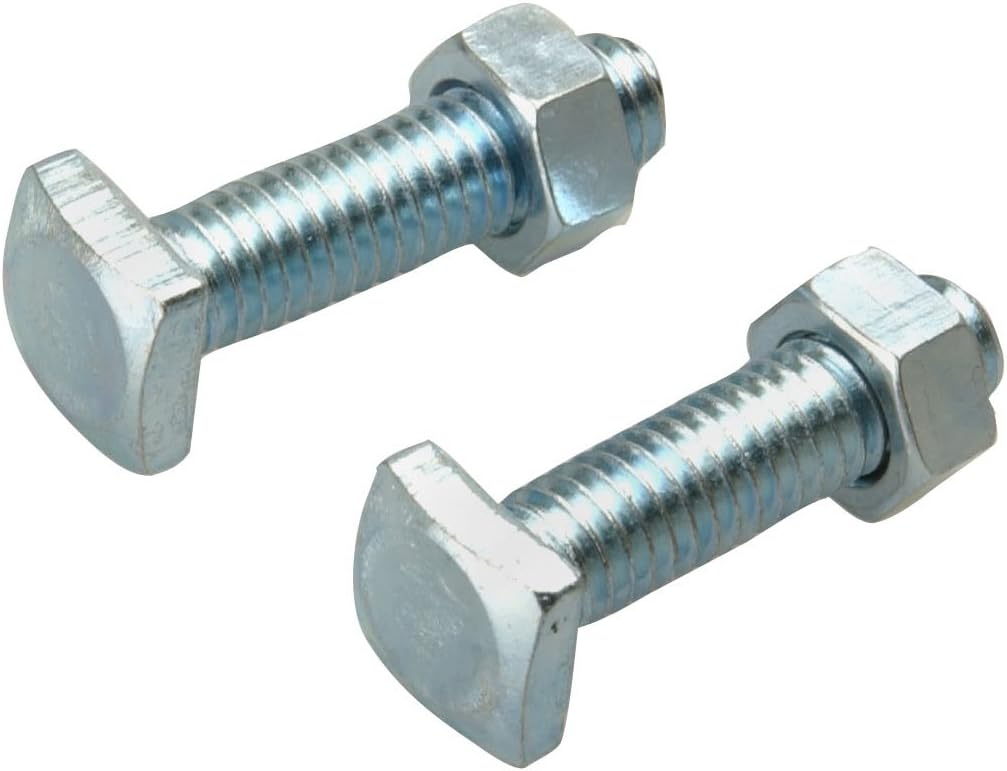 Road Power923-2 Top Post Battery Terminal Bolts and Nuts; 2-Count; Chrome; 6 and 12-Volt (Pack of 1)