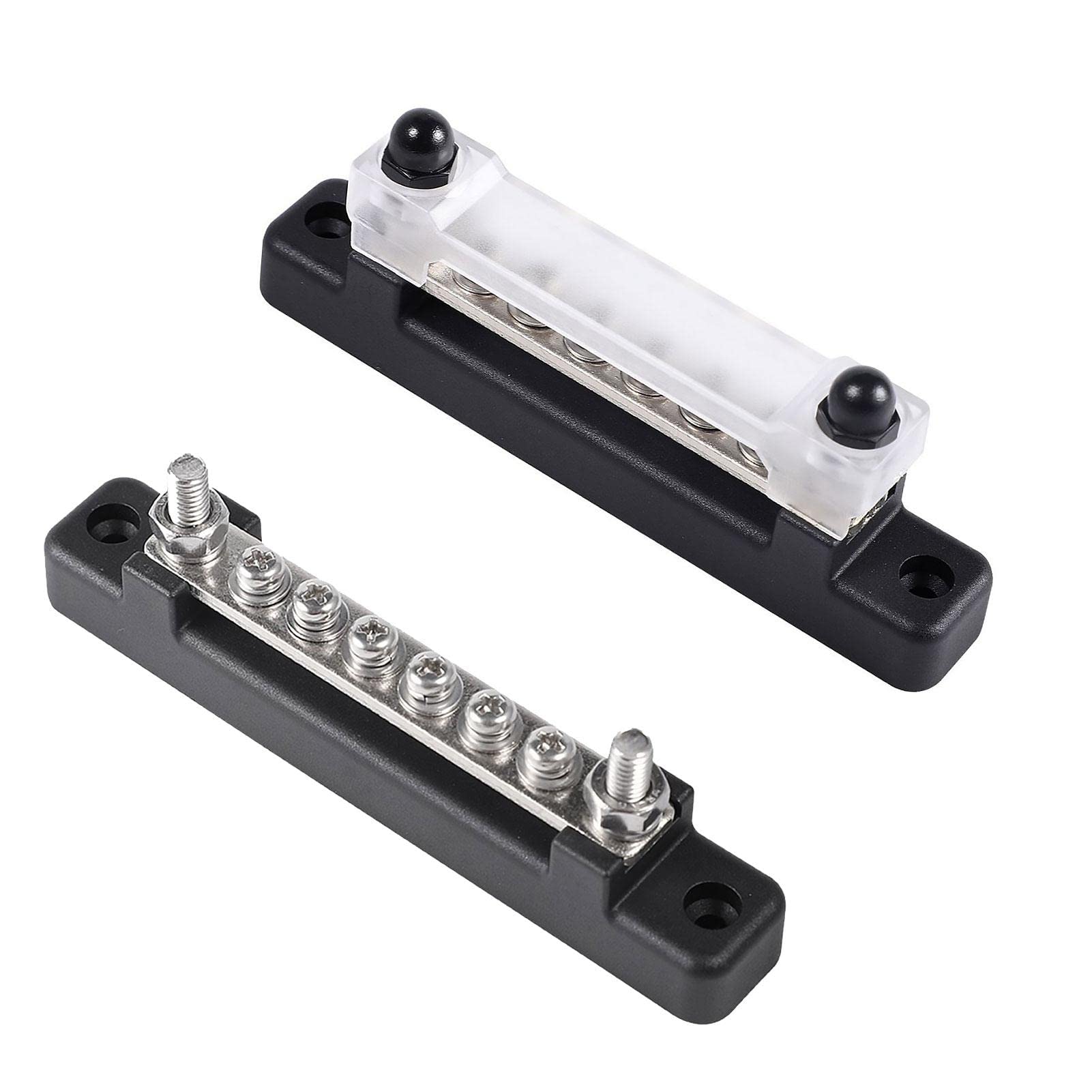 Buy MISOYER 6 Terminal Common 150A BusBars, Power Ground Junction Distribution Block, Metal