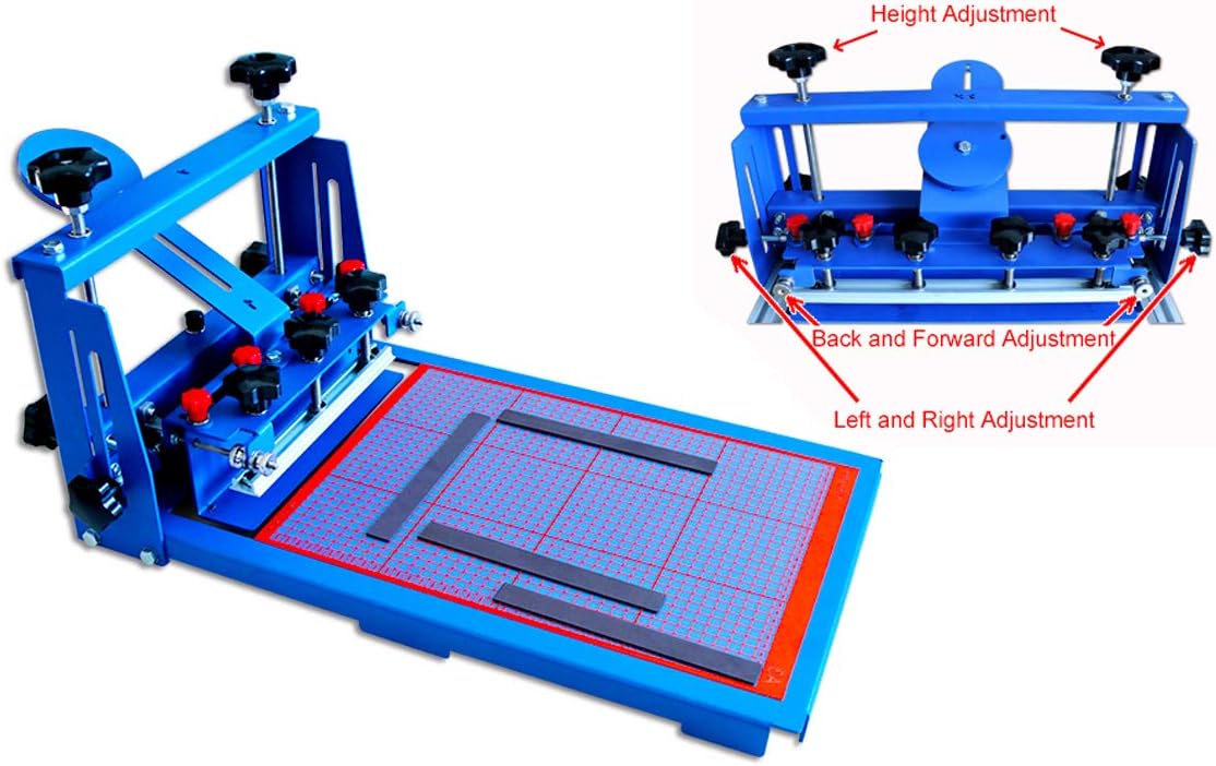 TECHTONGDA PCB Screen Printing Press Micro-registration Screen Printing Machine for Circuit Board Printing