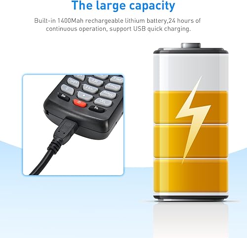 Miniatura 6 de Escáner de inventario, escáner de código de barras inalámbrico 1D y 2D y PDF417 Lector de código de barras QR portátil para dispositivo de
