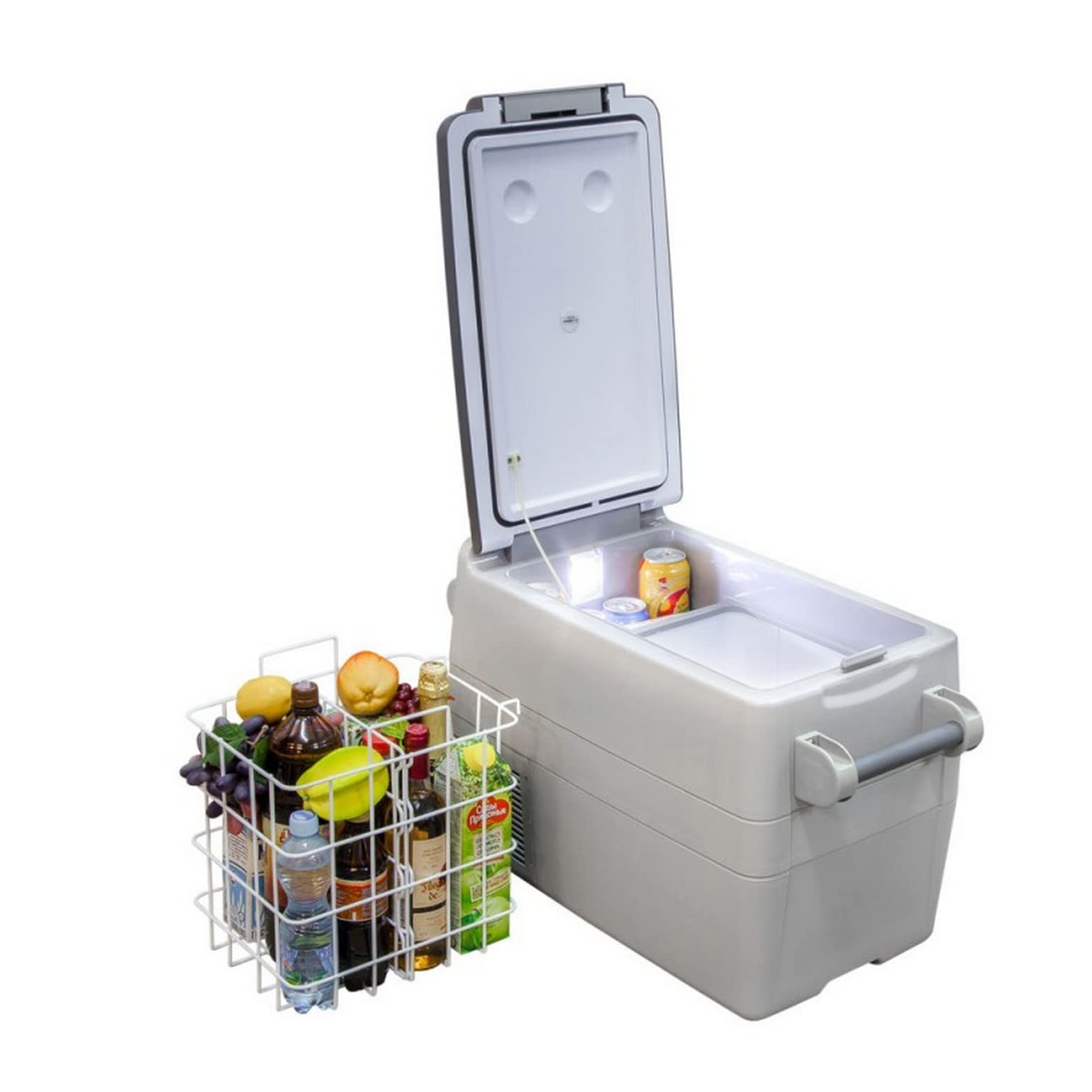 IndelB Lodówka kempingowa, kompresor, 12 V, 40 litrów, 45 W, TB41, lodówka kempingowa