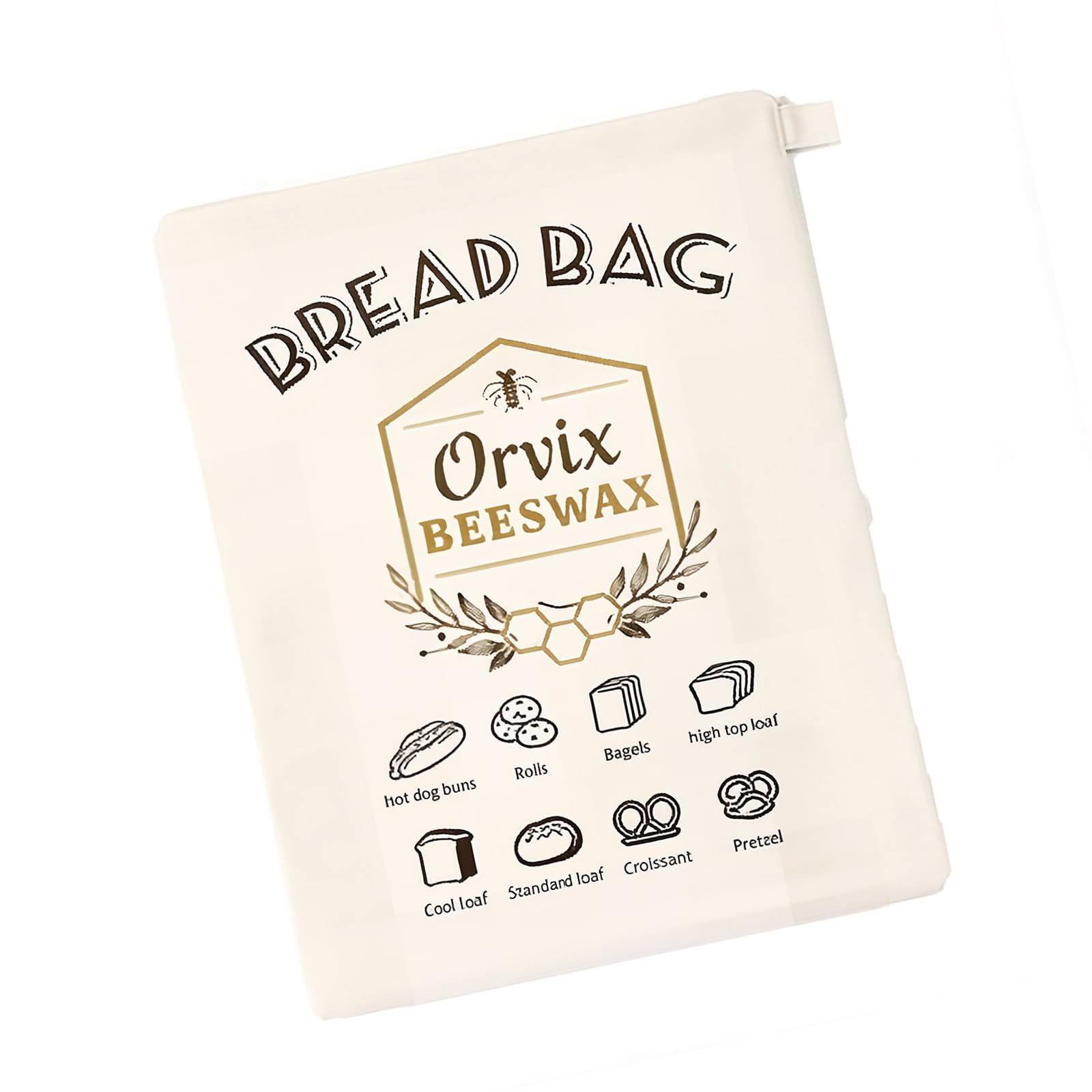 TQUXNGA Bread Preserver Bag Washable PET Fabric with L Shape Zippers Container Perfect for Baking Large Capacity
