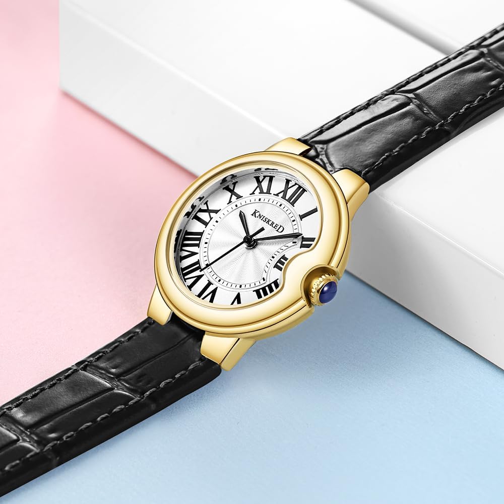 Classic Watch for Women with Vintage Roman Numerals and Solid Stainless Steel Band Ladies Casual Watch - Image 4