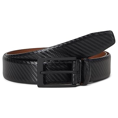 Johnston & Murphy Diagonal Embossed Belt Men