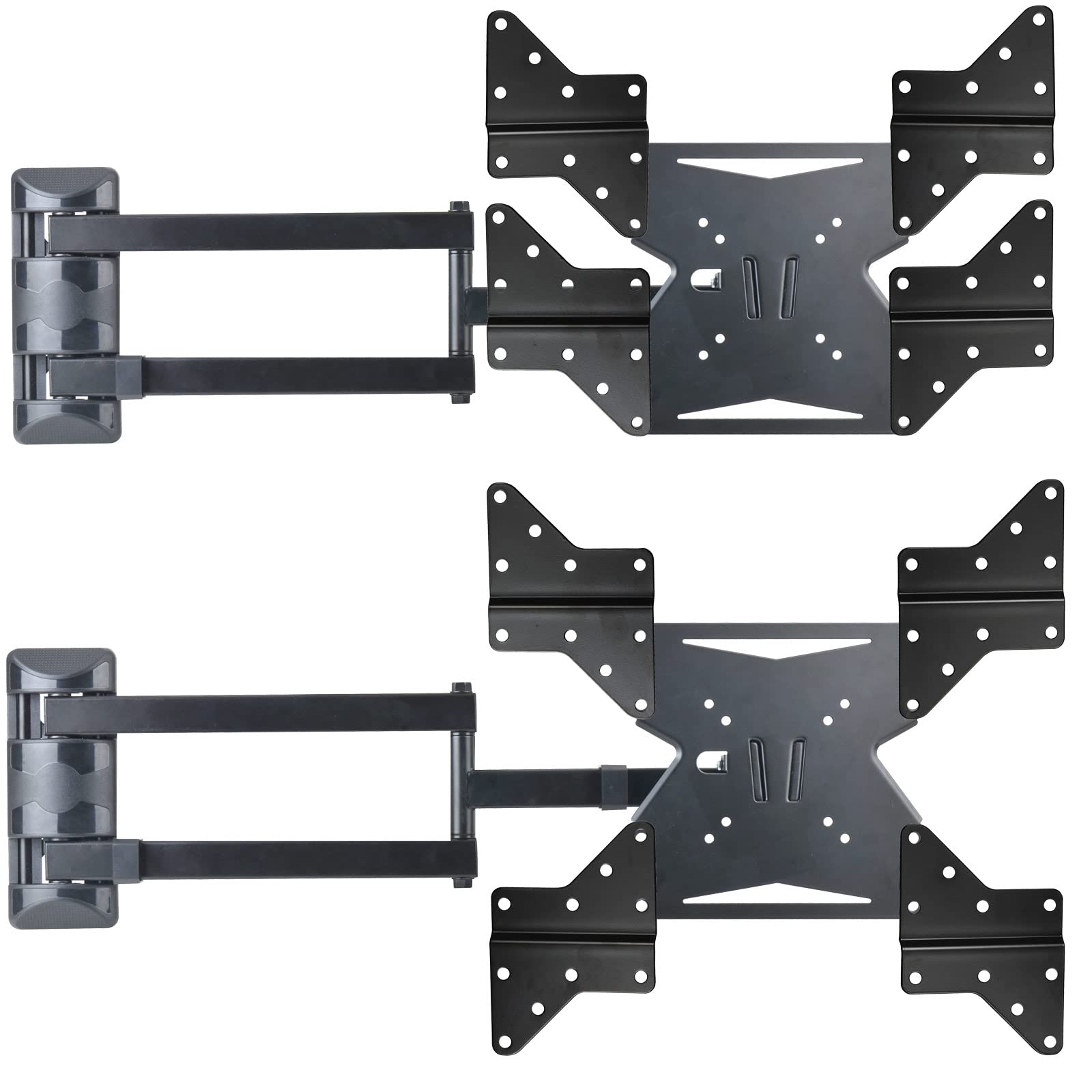 Drall Supporto Universale da Parete per TV - Supporto Girevole e inclinabile - per 15-55 Pollici LED LCD OLED TV Curvo 4K 3D HD - Fino a 40 kg - VESA 100 200 400 Nero Modello: S89B-AD7B
