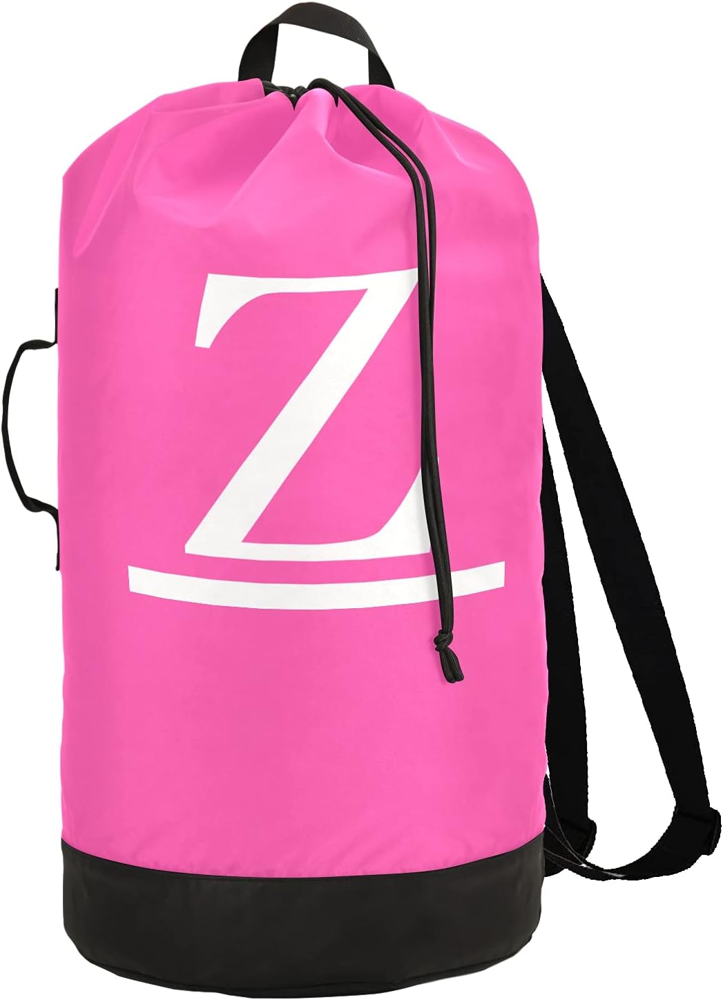 Dark Pink Personalized Laundry Backpack Waterproof Large