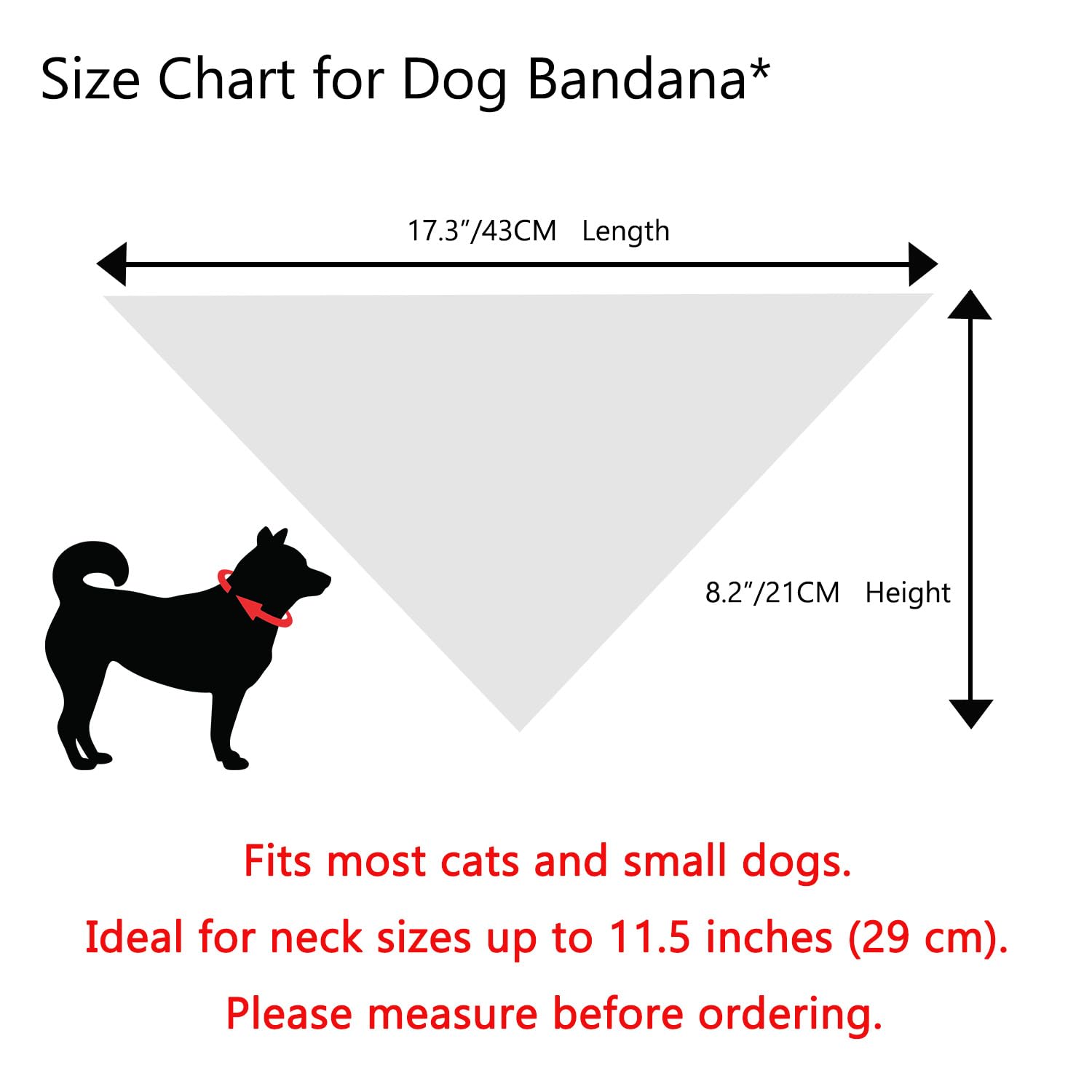 Katzen-Halstuch, kariert, für kleine Hunde, Baumwolle, Welpen-Taschentuch, Büffelkaro, verstellbares Haustier-Bandana mit Druckknopf, Rot