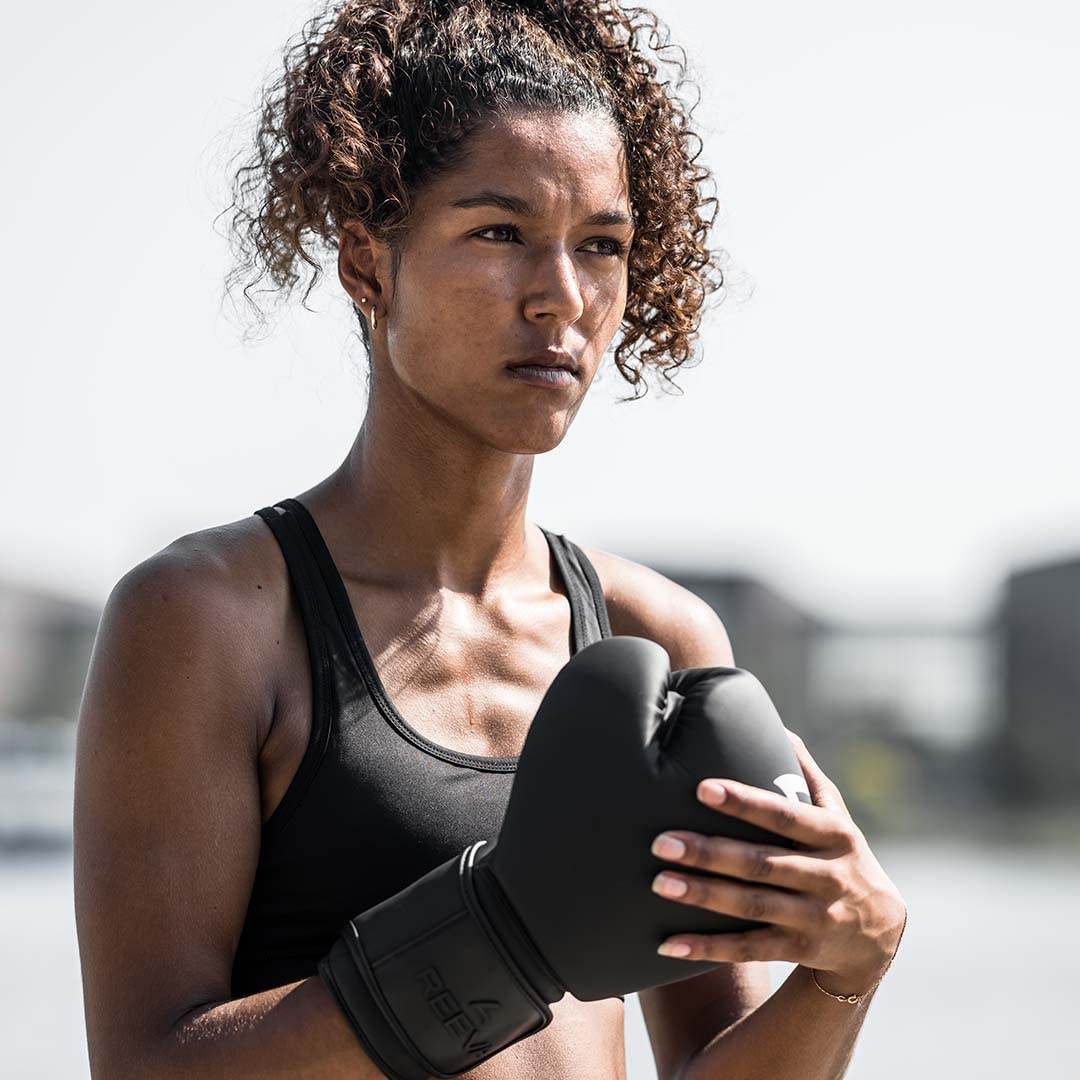Reeva Boxhandschuhe Leder | für Kickboxen, Boxen und Anderen Kampfsportarten | Boxhandschuhe geeignet für Männer und Frauen