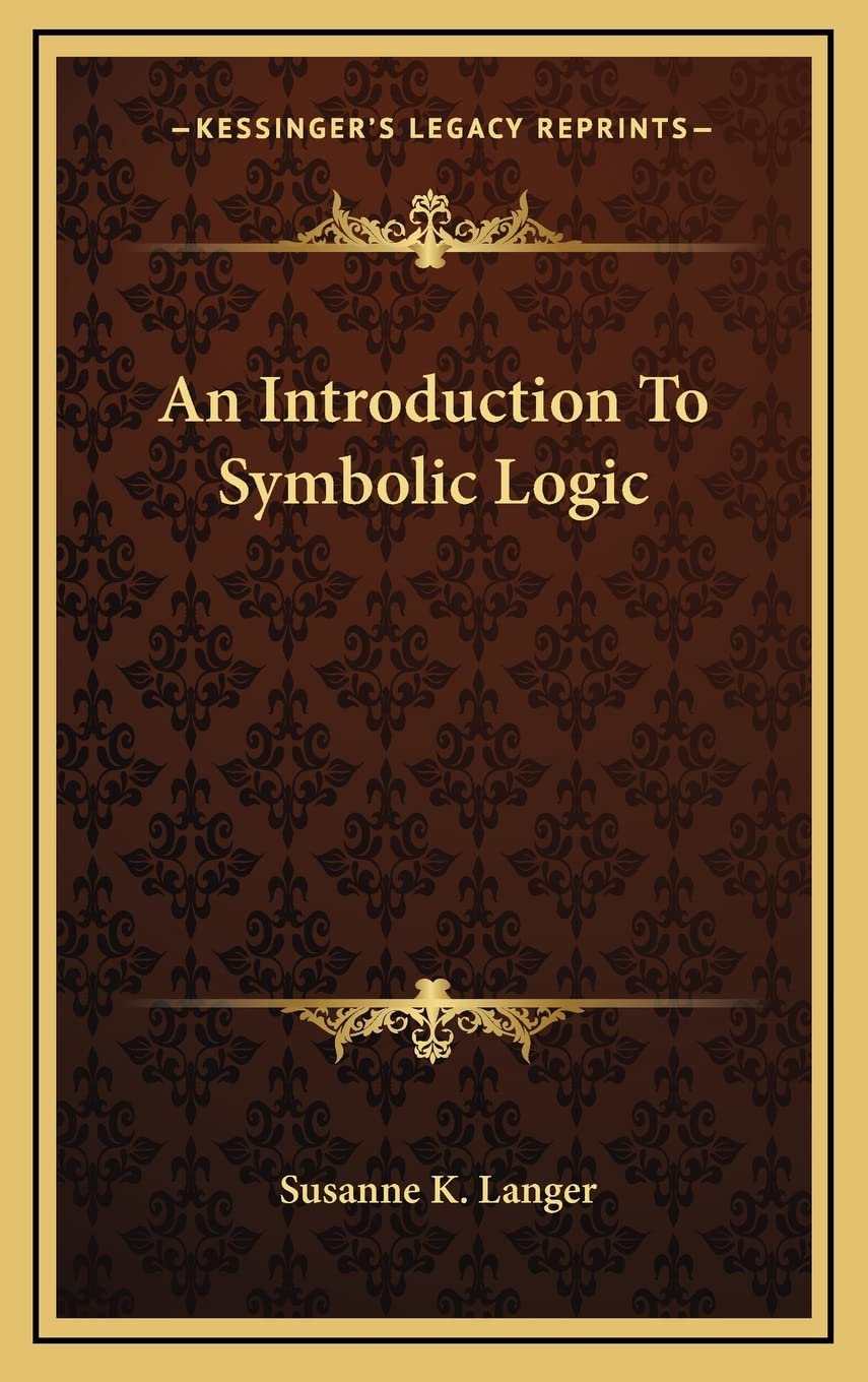 An Introduction To Symbolic Logic | Amazon.com.br