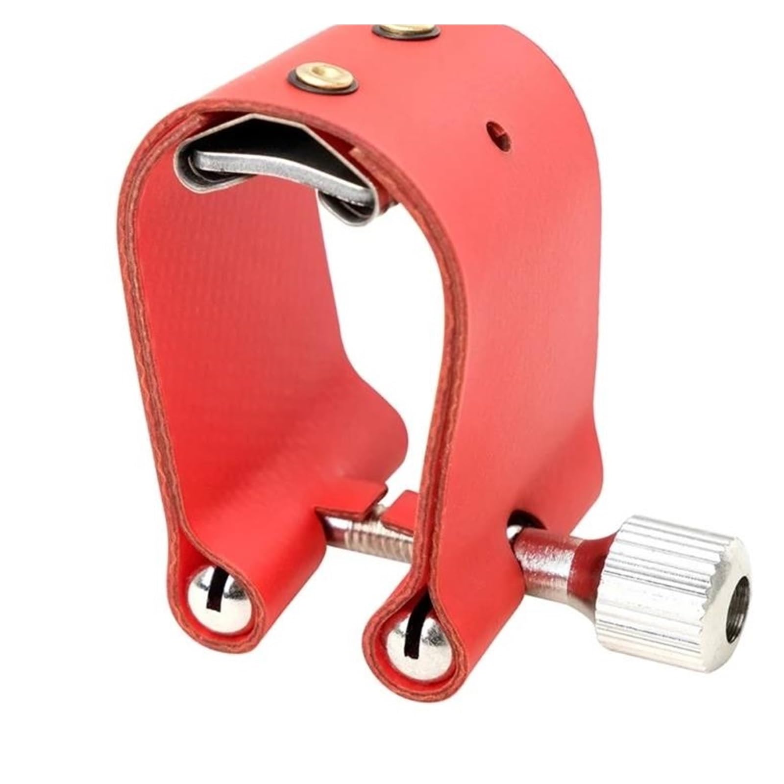 Akcesoria Do Instrumentów Saksofonu Saksofon Altowy Ustnik Ligatura Zapięcie Saksofon Klips Mocujący Do Akcesoriów Ustnik Do Saksofonu Sopranowego/altowego (Color : Red)