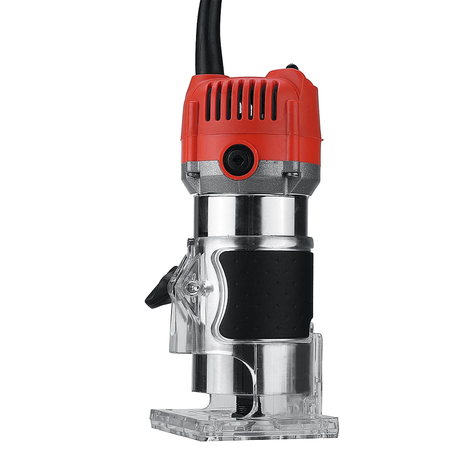 Elektryczny trymer frezarka do drewna narzędzie frez do drewna stolarstwo ręczne narzędzia do przycinania Router Edge Joiners 1200W 35000RPM(Blauw)
