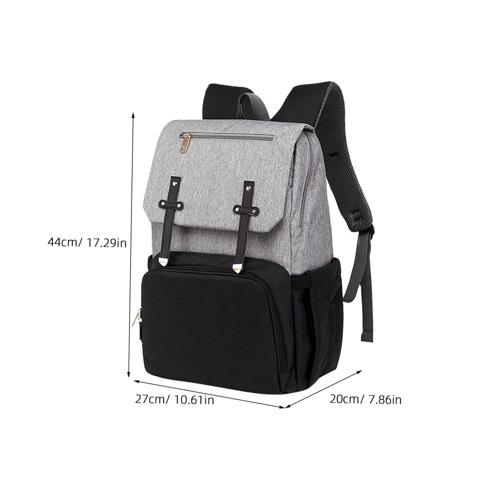 YARNOW Multifunktionaler Babytasche Rucksack aus Oxford Stoff mit Großem Fassungsvermögen und Verschleißfest für Ausflüge und Unterwegs als Mamatasche