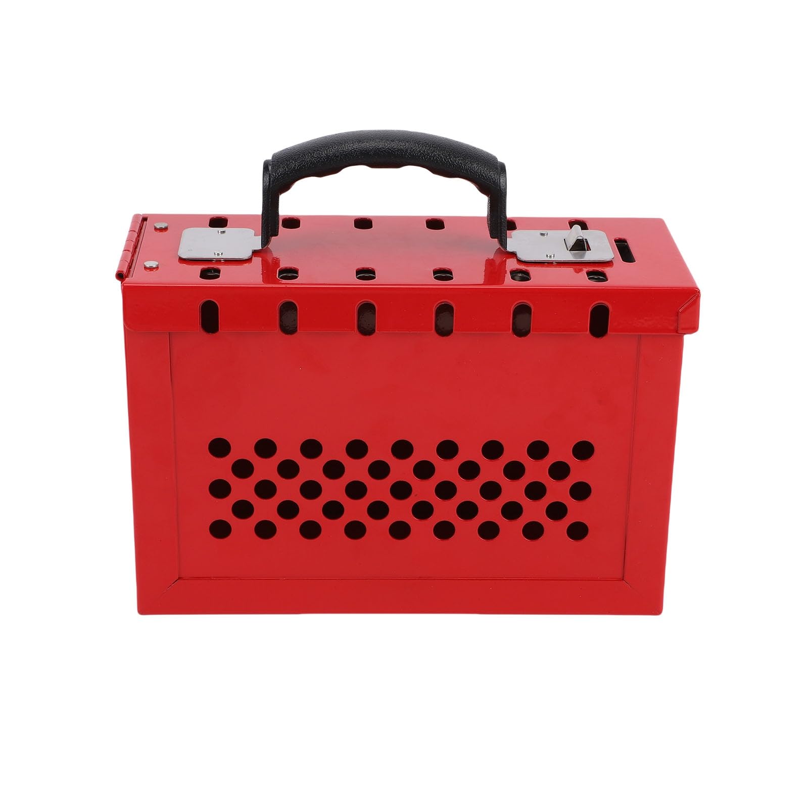 Juego de Candados con Caja de Bloqueo, Seguridad Portátil con 12 Candados Duraderos para Seguridad Industrial