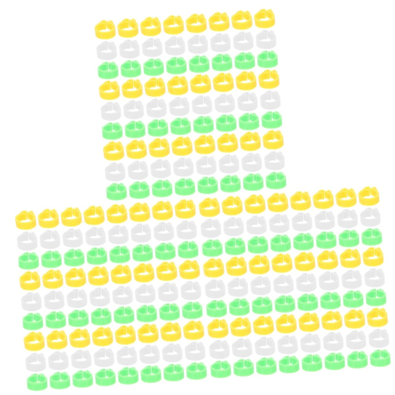 BESPORTBLE 900pezzi Anelli Identificativi per Piccioni Clip Colorate per Uccelli Facile da Applicare e Rimuovere per Pappagalli e Pollame