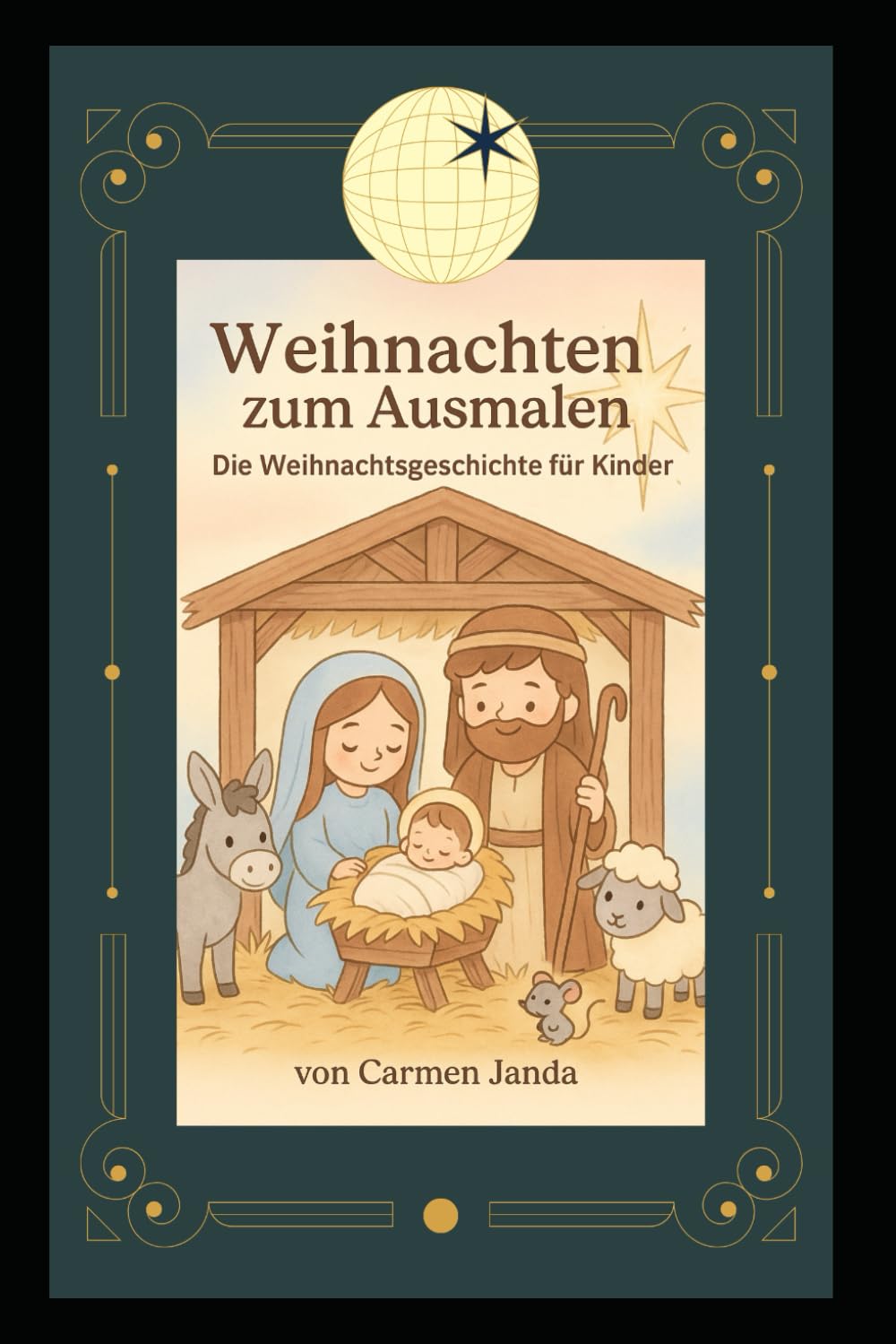 Weihnachten zum Ausmalen: Entdecke die Weihnachtsgeschichte