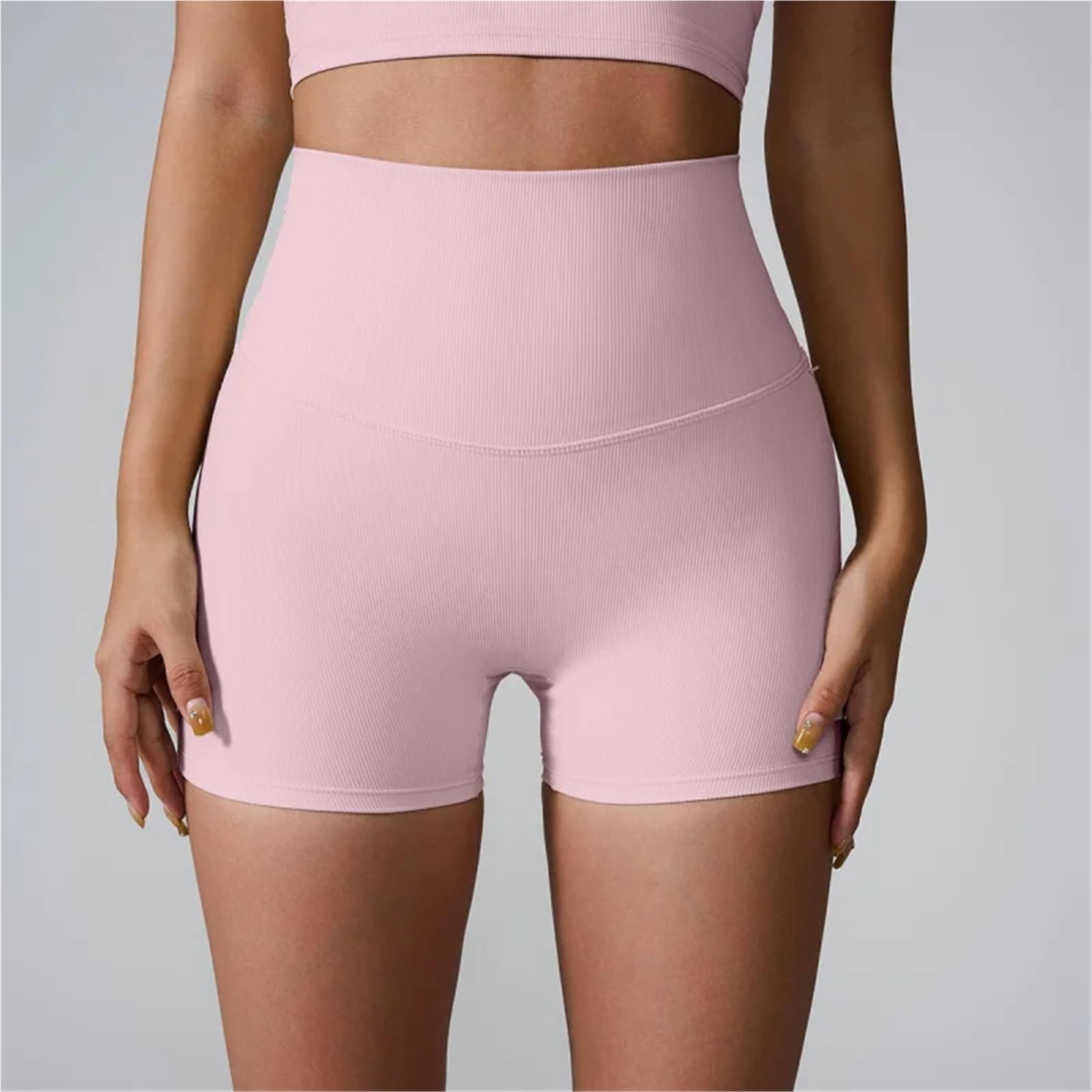 Short De Sport sans Coutures, Croisé dans Le Dos, Taille Haute, Effet Gainant, Pêche, Course À Pied, Séchage Rapide, Fitness, Yoga, Vêtements