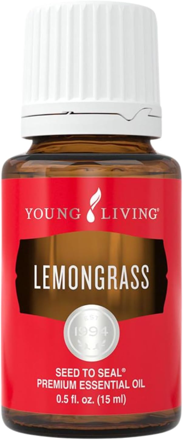 Lemongrass Essential Oil | 15 ml | Fresh Citrus Aroma for Diffusers, Massage & Aromatherapy | Cymbopogon Flexuosus Botanical Oil | Bright Lemon Scent | Seed to Seal Quality