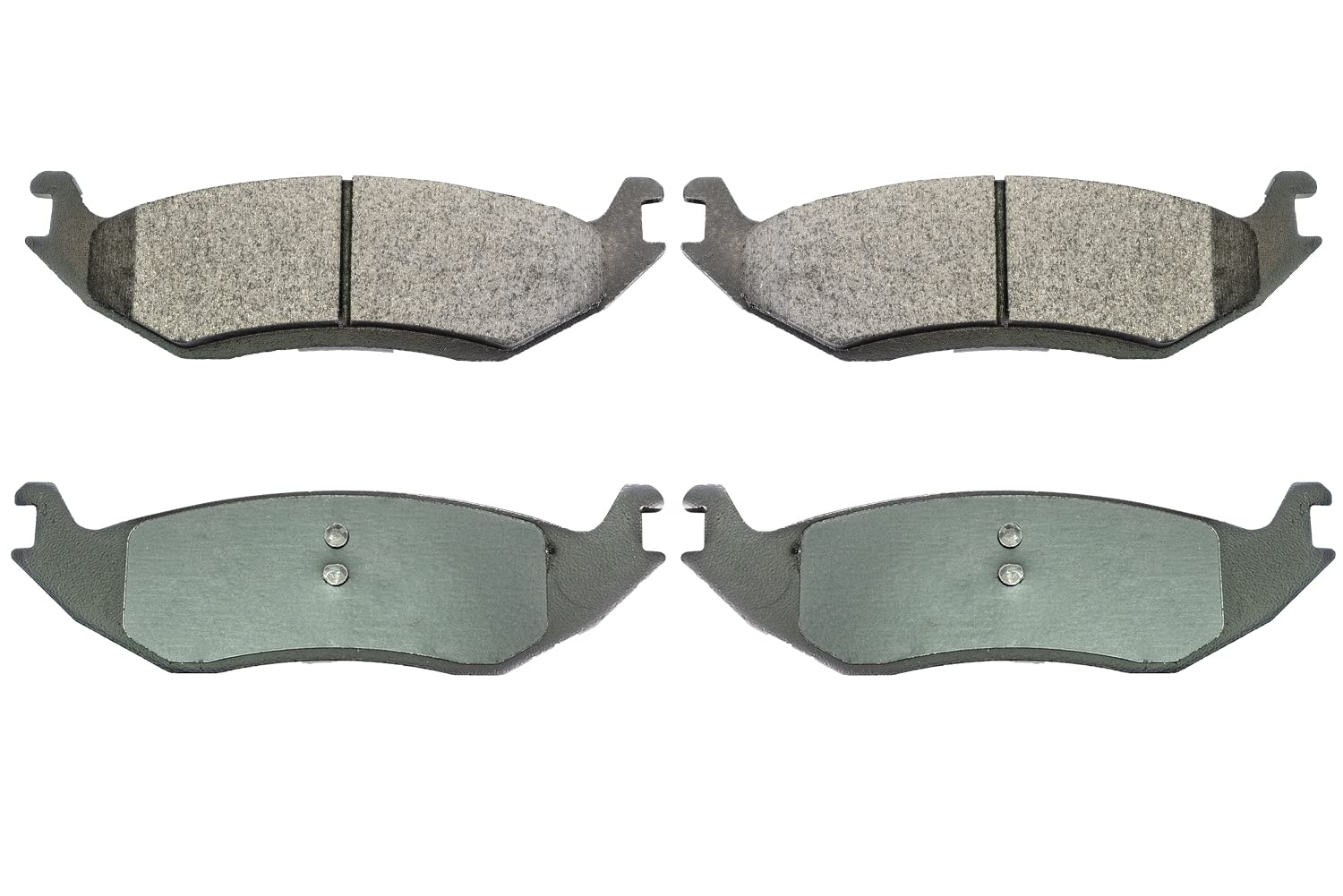 Rear Ceramic Brake Pads Kit Replacement For Dodge Durango Chrysler Aspen 2005-2018 Ram 1500