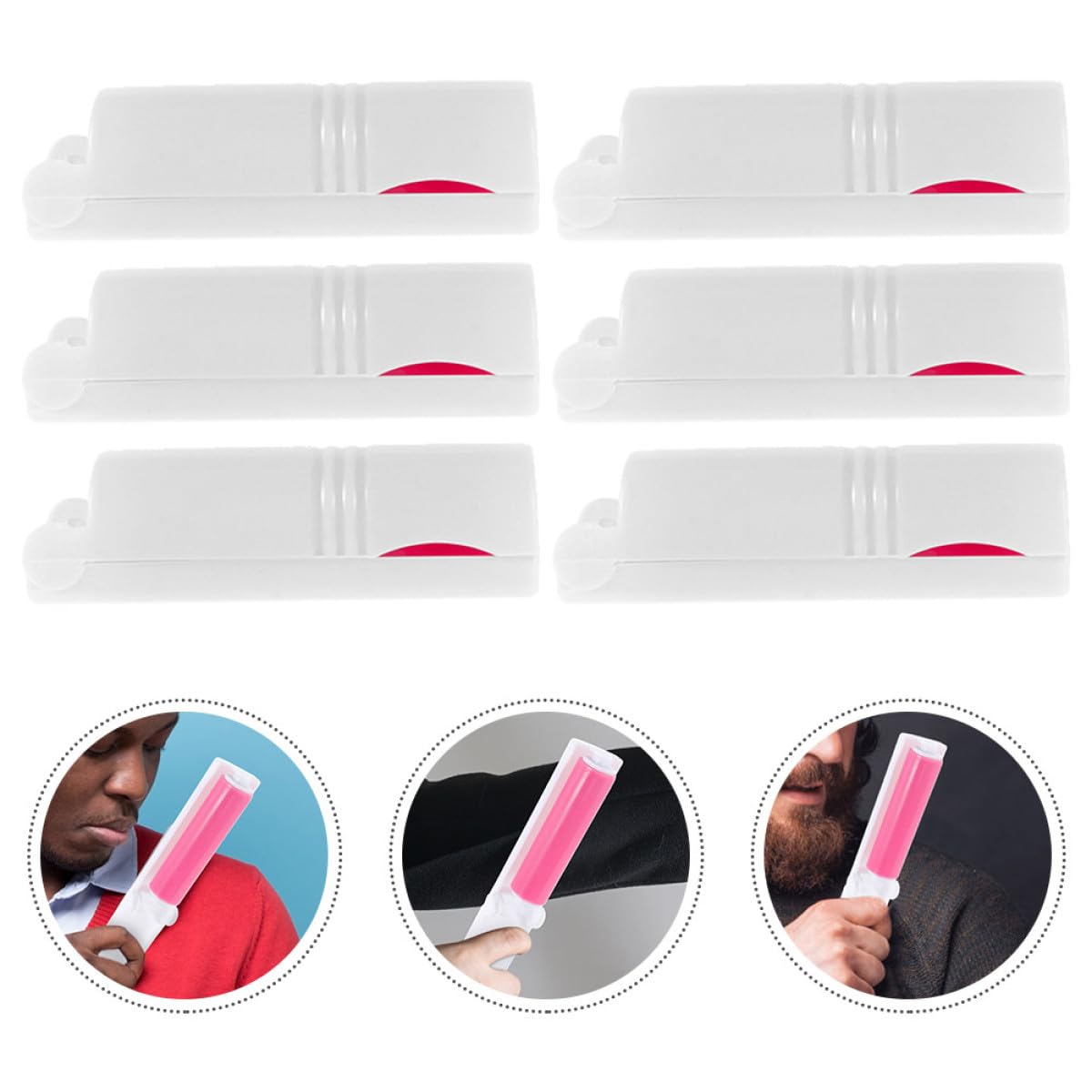 BESTYASH Rullo Adesivo Portatile per Peli di Animali Domestici 20 Pezzi in Plastica Riutilizzabile ed Efficiente la Routine di Pulizia e Viaggi