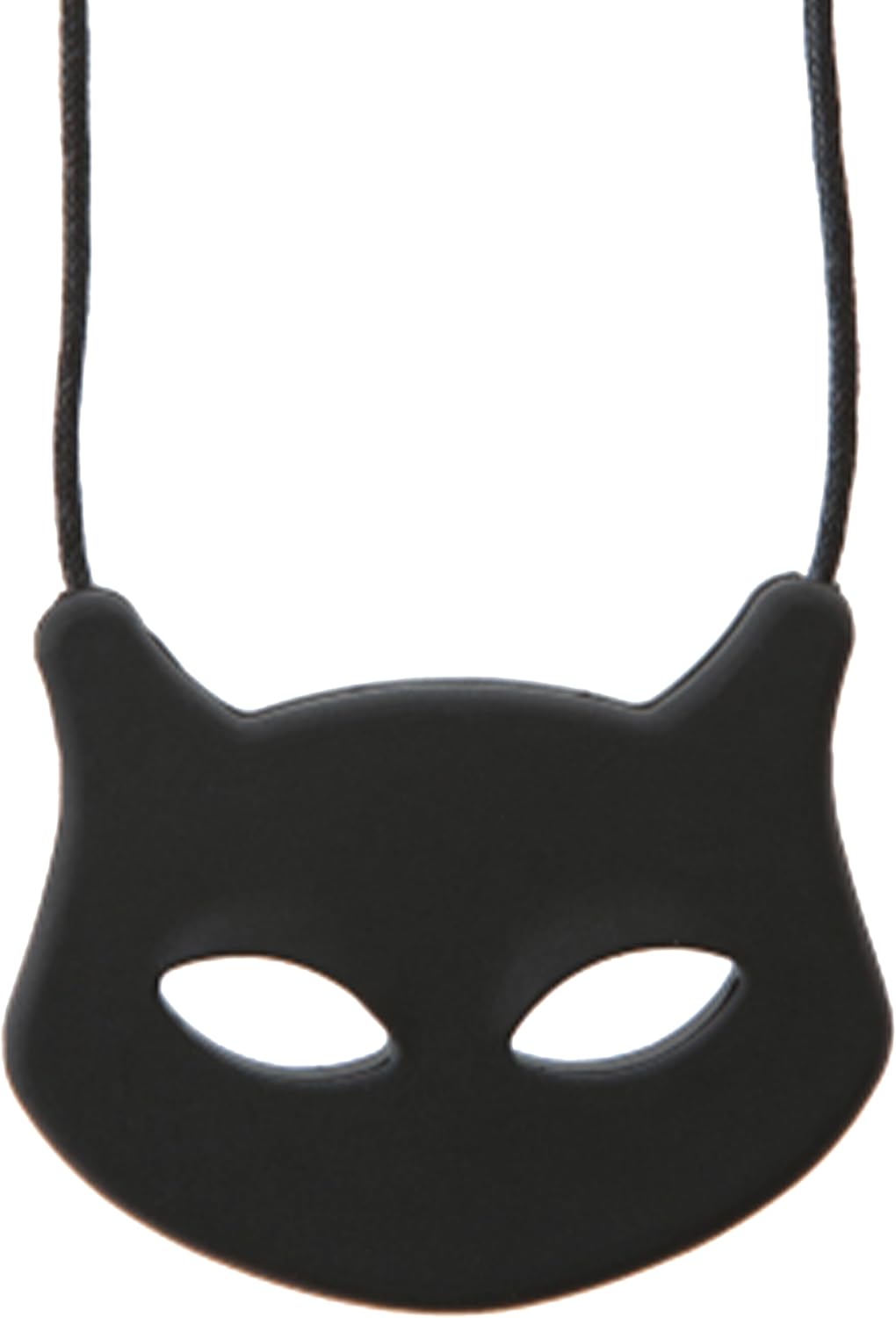 Chewigem Dual Textured Chewable Necklace – Discreet Sensory Chew Necklace & Stimming Aid for Mild-Mod Chewers – Calming Aid for Kids & Adults with Sensory Processing Difficulties & More, Black