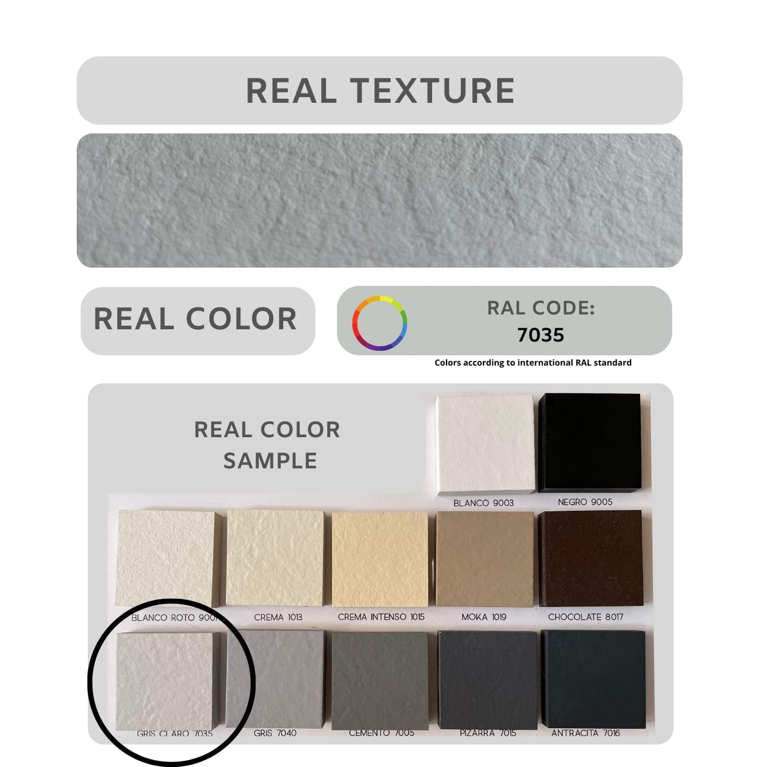 SoulHome Receveur de douche Résine 100x100 Gris Clair Grille Standard | Antidérapant C3, extra-plat, résine et charge minérale, texture pierre lisse, antibactérien, gel-coat, + bonde d'évacuation