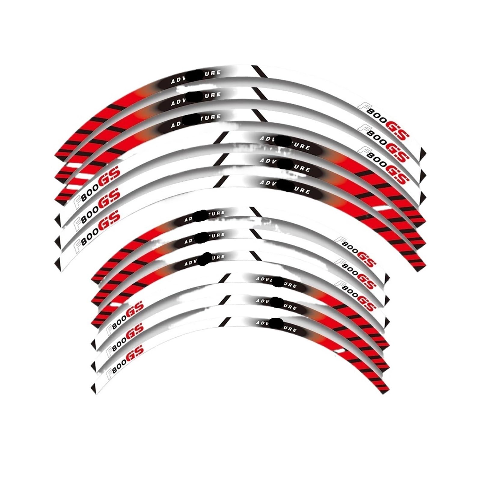 Reflective Sticker for B&MW F800GS F 800 for GS 21″17″ Motorcycle Wheels Sticker Rim Reflective Stripe Accessories Decals