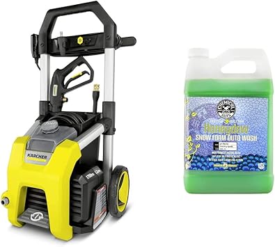 Karcher Electric Pressure Washer Bundle - K1700 Max 2125 PSI TruPressure Washer + Chemical Guys Honeydew Snow Foam Car Wash Soap