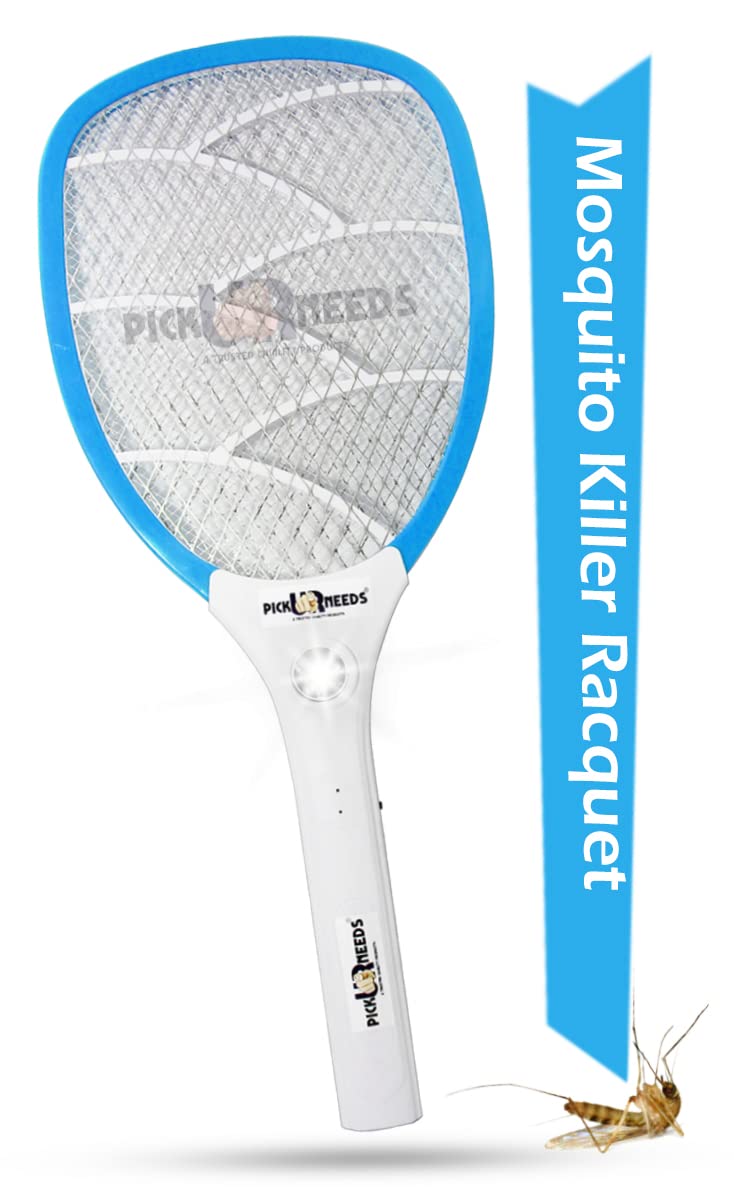 Pick Ur Needs Mosquito Bat By Pick Ur Needs Racquet Rechargeable Electric Insect Killer Indoor, Outdoor Blue (B0BT8414FC) Amazon Price History, Amazon Price Tracker