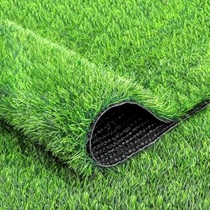 Fasmov Green Artificial Grass Rug Grass Carpert Rug 3.2′ x 6.5′