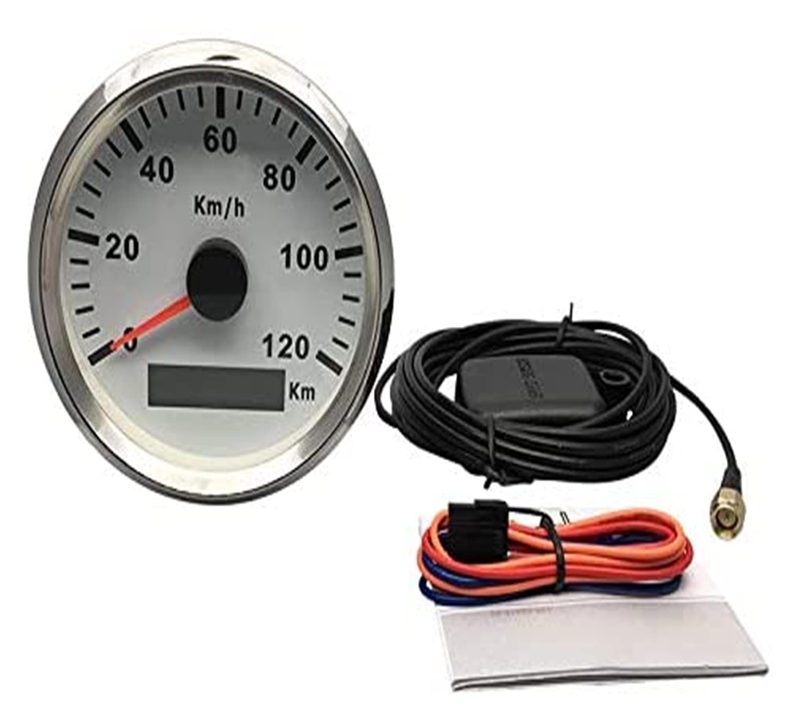 XMING GPS. Prędkościomierz 12. 0KM / H. dla auto marine. UTV 8. 5mm 12V / 24V z podświetleniem