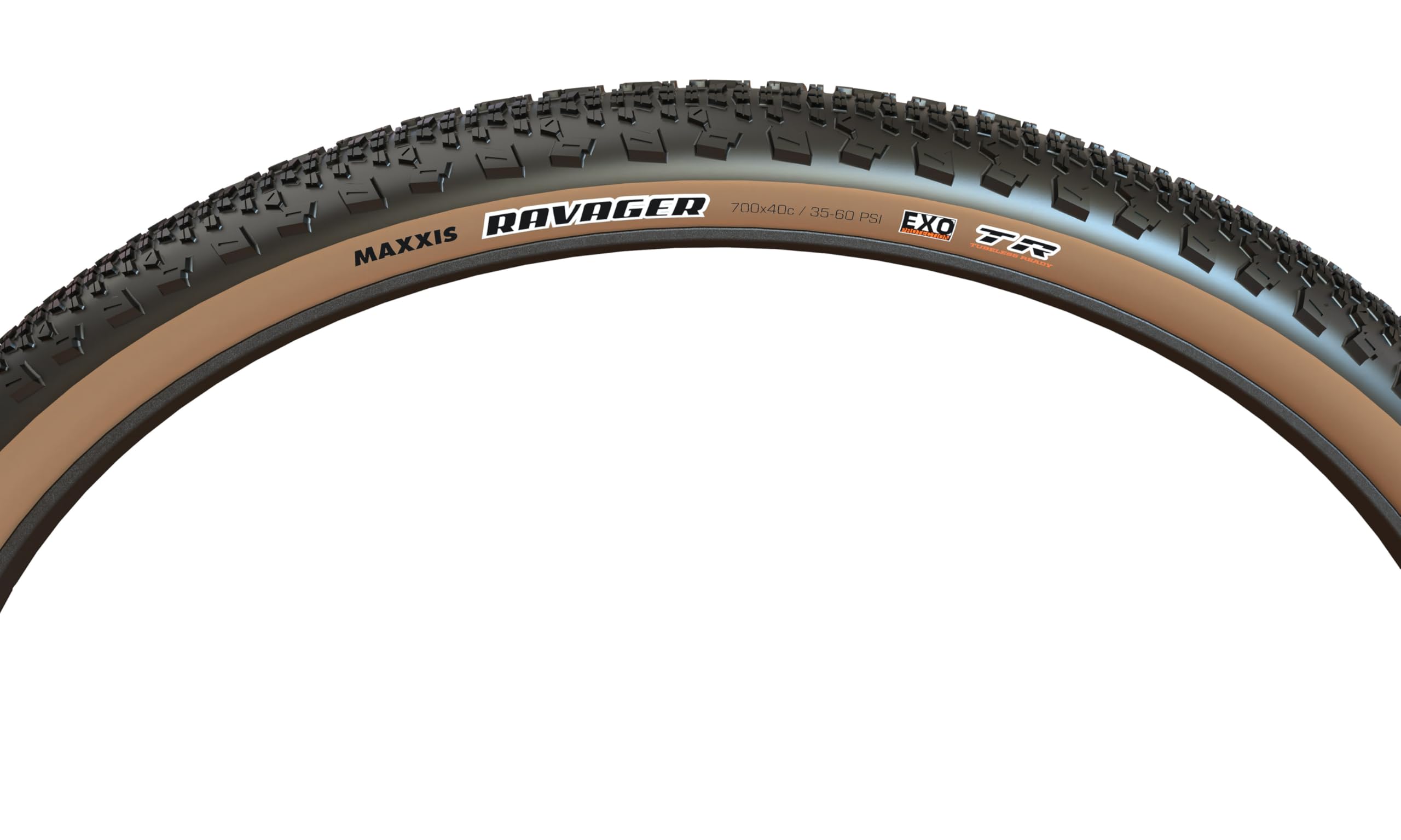 Maxxis TYRE MaxGRV Ravager 700x40 DC EXO TAN, Black - Image 3