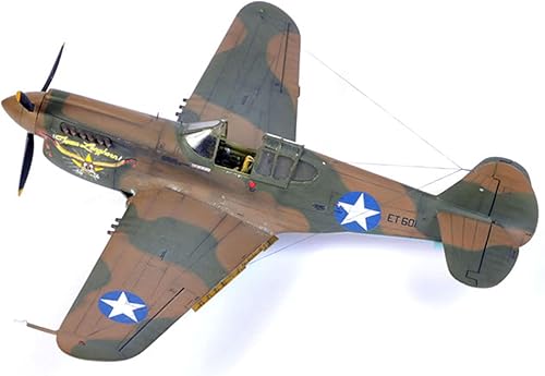 Miniatura 3 de Fighter 3D Puzzles Kits de modelos de plástico, escala 132 USAF P-40E Warhawk Fighter modelo, juguetes para adultos y regalo