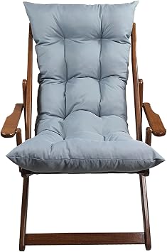 Bysay AhŞap Katlanabİlİr TaŞinir Puf Mİnderlİ Kollu Şezlong. Plaj, BahÇe İÇİn 3 LÜ Set (cevİz-grİ)