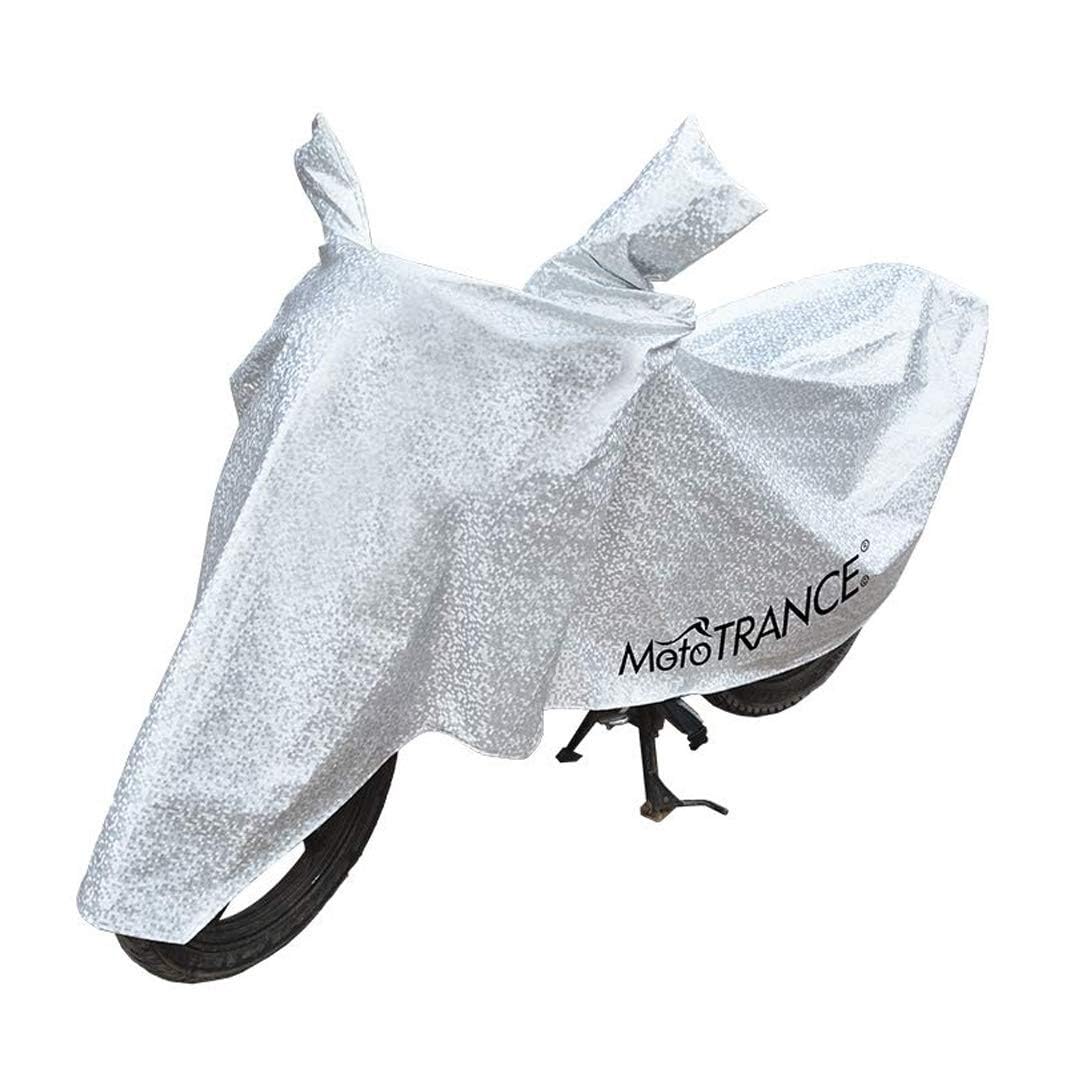 Mototrance Aero Silver 100% Waterpoof Heat Resistant with Mirror Pocket Bike Body Cover Compatible with Bajaj Pulsar 220 (B0825472CM) Amazon Price History, Amazon Price Tracker