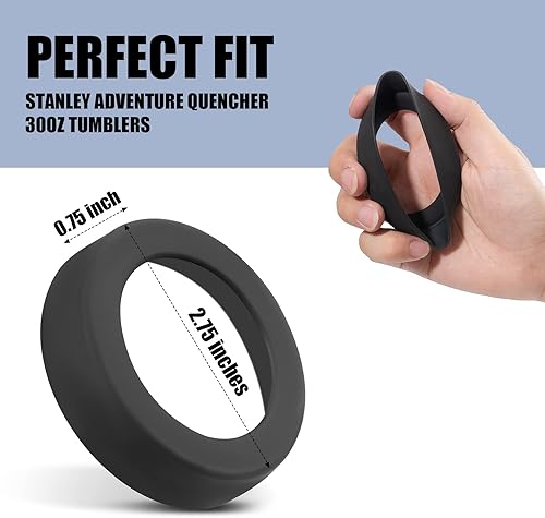 Miniatura 3 de 4 fundas de botella para vaso Stanley Adventure Quencher de 20 y 14 onzas, funda de silicona antideslizante para Stanley, accesorios para botellas