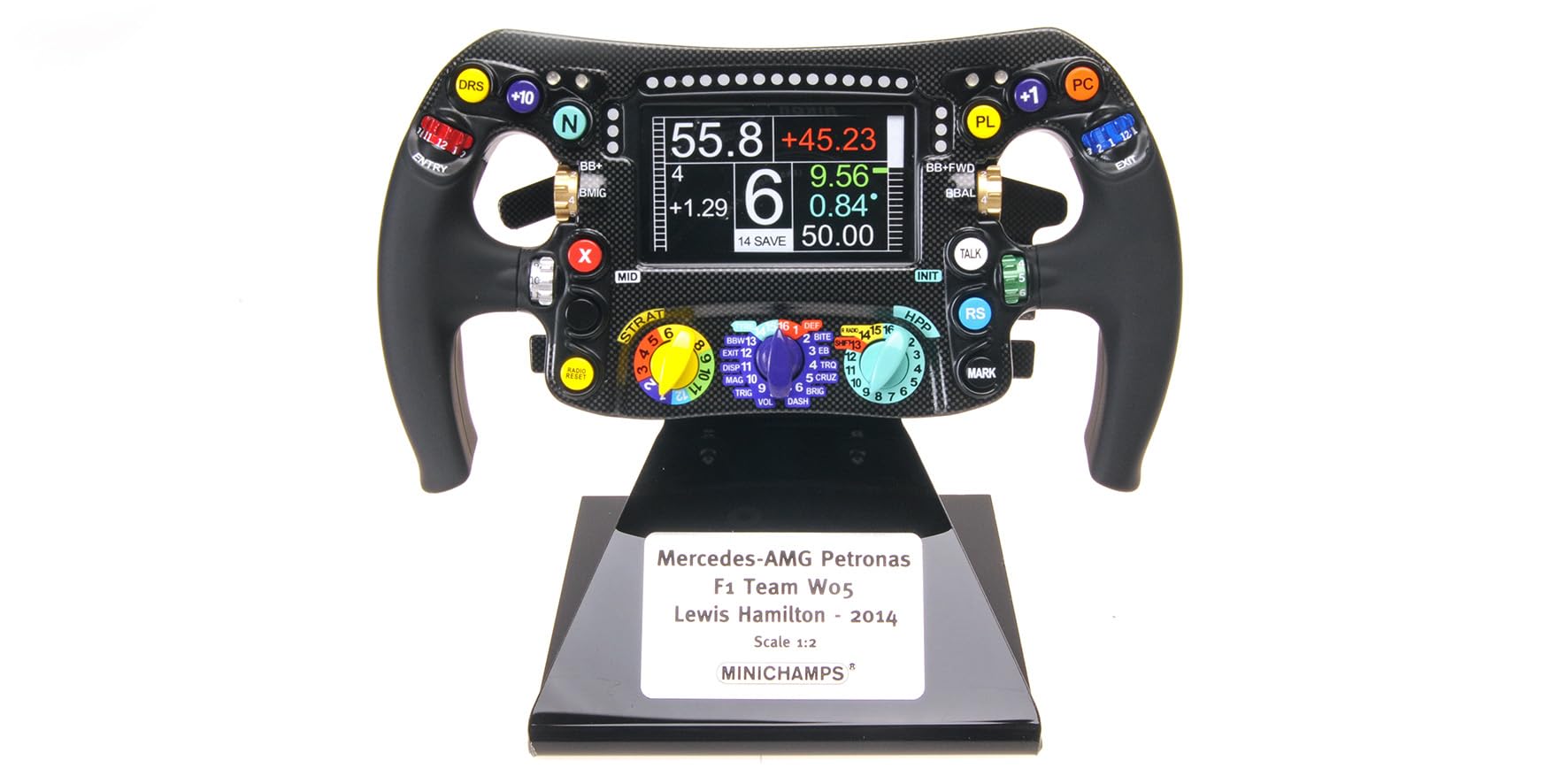 Minichamps 1:2 Steering Wheel Mercedes AMG Petronas F1 Team W05 - Lewis Hamilton 2014