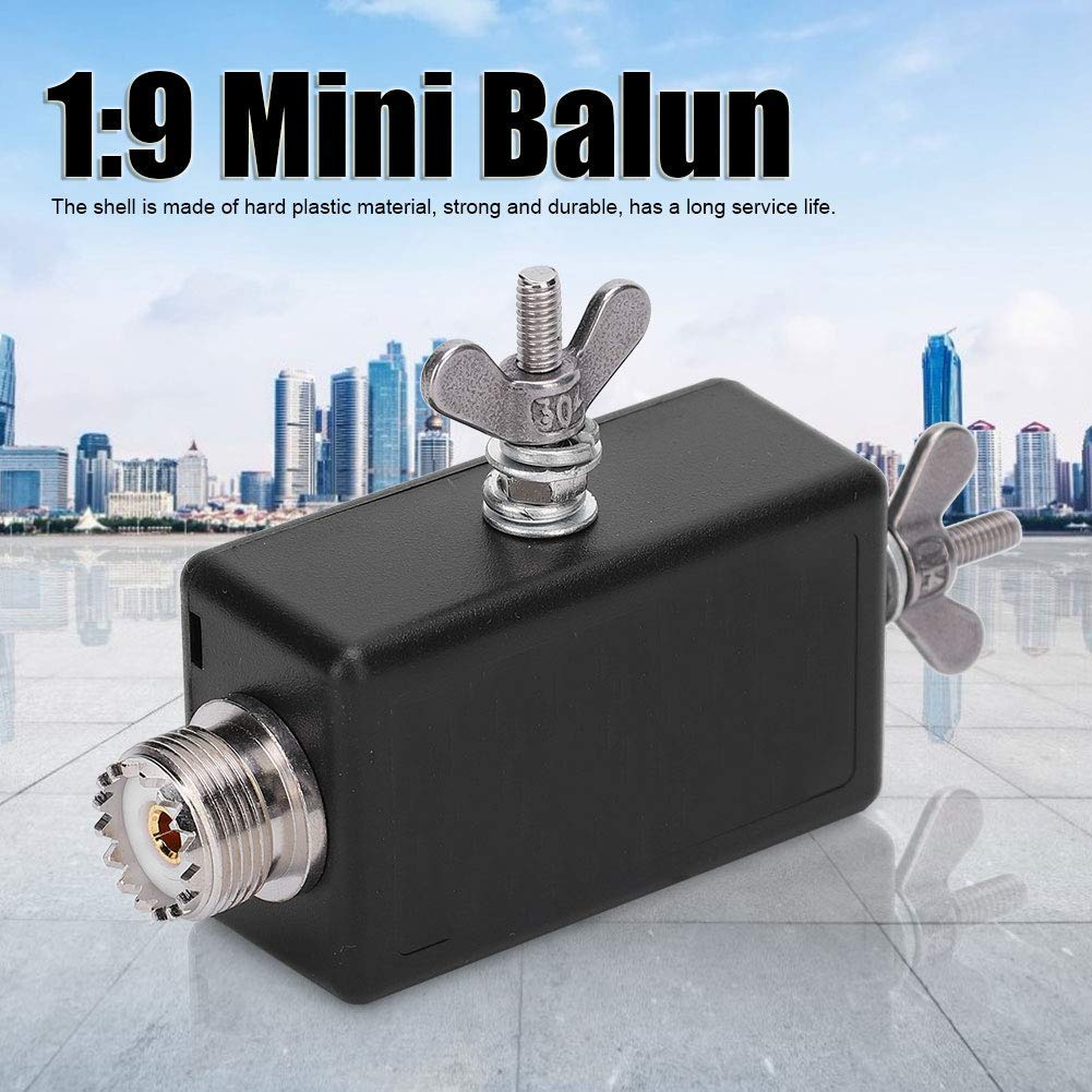 Mini Balun Consumer Electronics Suitable for HF Shortwave Antenna for Outdoor QRP Station and Furniture (1:9)