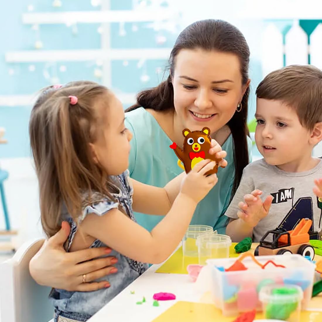 SGERUFZ Zestaw 8 szt. filcowych opakowań do szycia dla dzieci, zestawy do samodzielnego szycia, zestawy do majsterkowania dla dzieci i dzieci edukacyjne i początkujące, szycie wypchane wypchane Orname