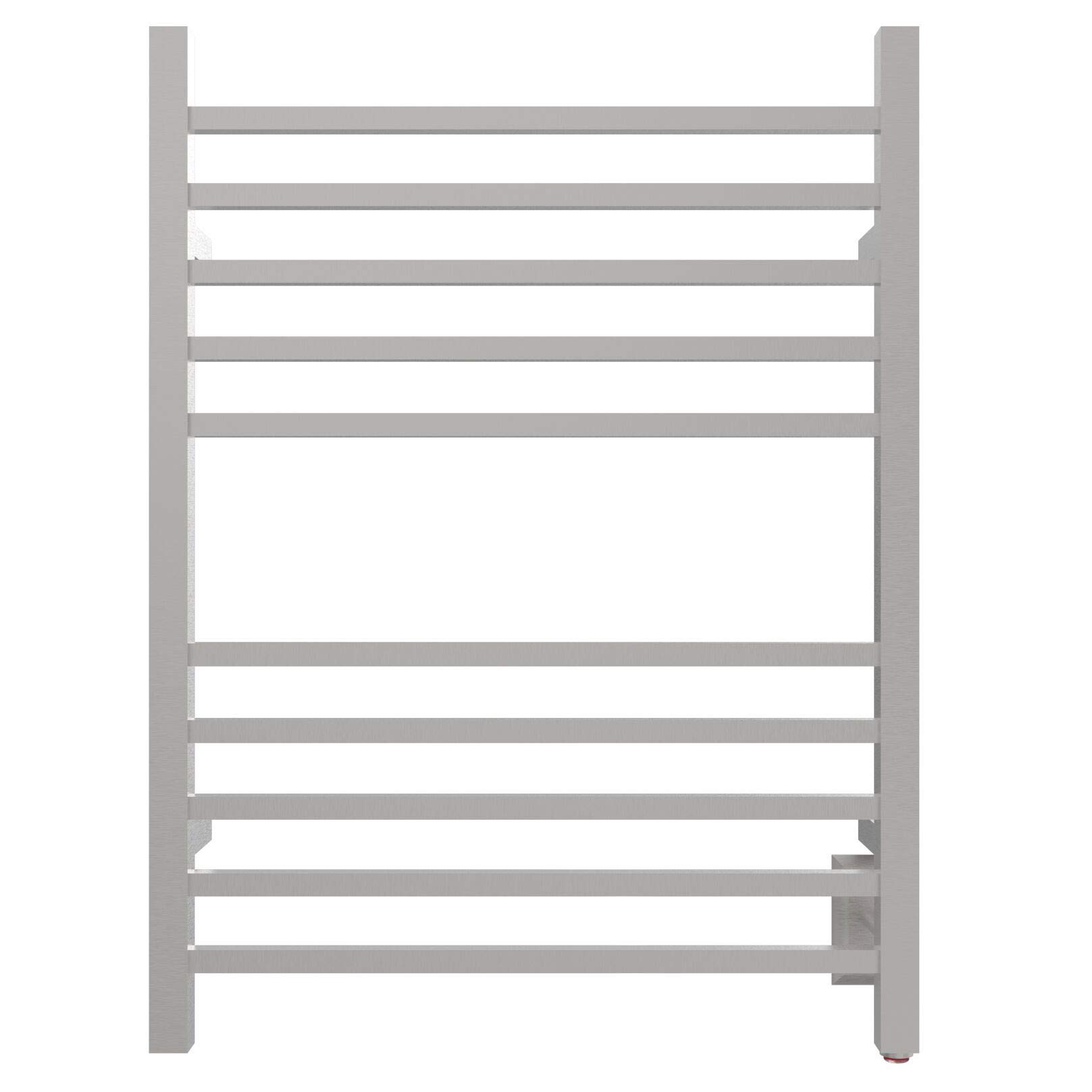 Amba RSWH-B Radiant Square Hardwired Plug-in Combo 10 Bar Towel Warmer in Brushed