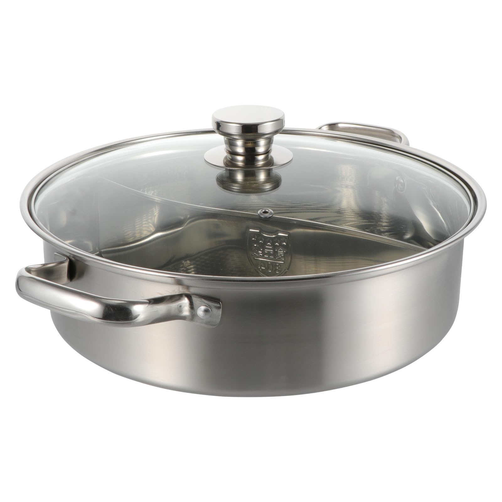 Double Fondue Chinoise en Acier Inoxydable 304 Saveur pour Cuisson
