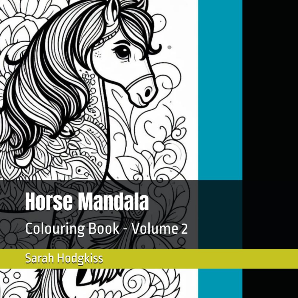Horse Mandala: Colouring Book - Volume 2