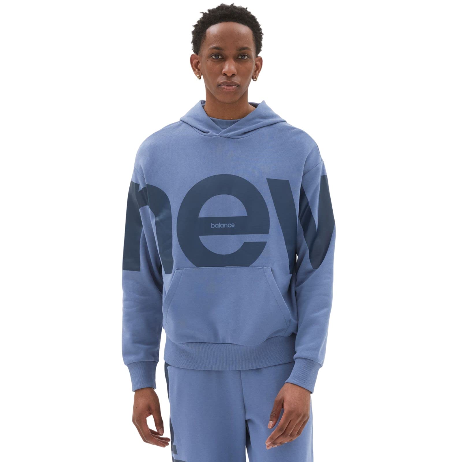 New Balance フード付きセーター サイズ7 黒 roundover_012-3270507-11