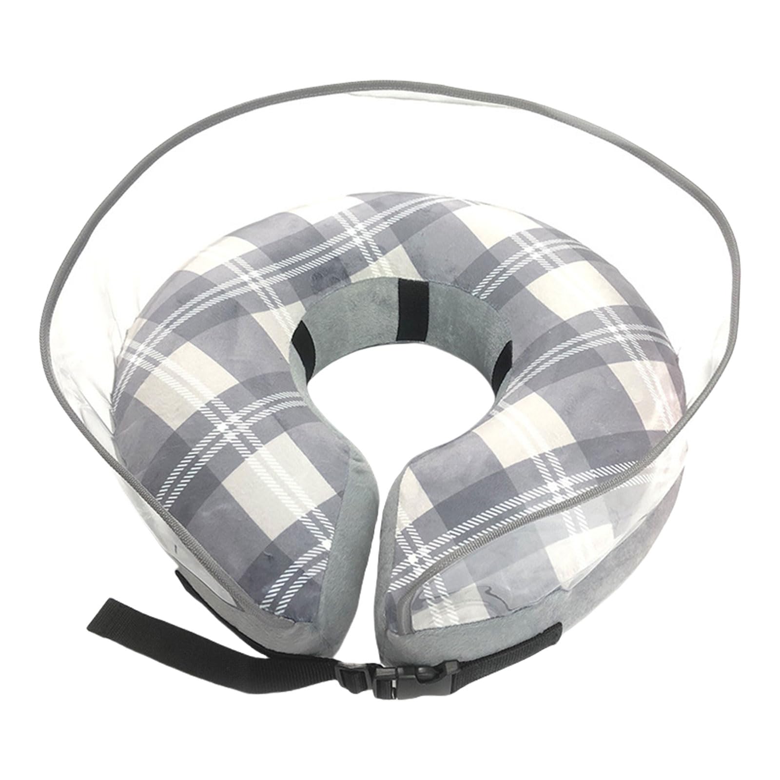 Collier de protection pour chien souple collerette tissu anti-léchage