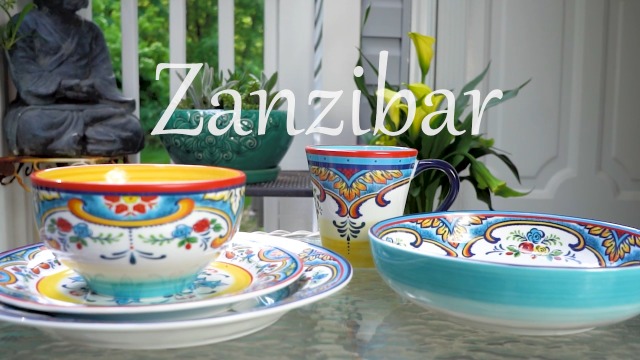 Euro-Ceramica-Zanzibar-Collection-16-Piece-Dinnerware-Set-Kitchen-and-Dining-Service-for-4-Spanish-Floral-Design-Multicolor-Blue-and-Yellow