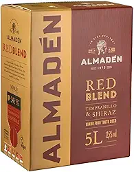 VINHO ALMADEN TINTO SECO RED BLEND TEMPRANILLO/SHIRAZ 3X5LTS BIB