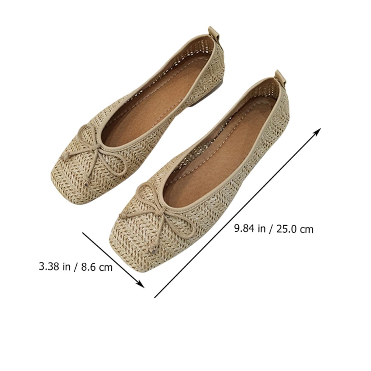 BESPORTBLE Scarpe Basse Donna Eleganti e Comode Design retrò, Sabot Estivi in PU e Gomma, Modelli Casual per Mamme e Nonne