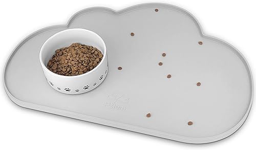 Miniatura 47 de Ptlom Mantel individual de silicona para perros y gatos, antideslizante, impermeable, para alimentos y agua, tapete para bandeja para cachorros