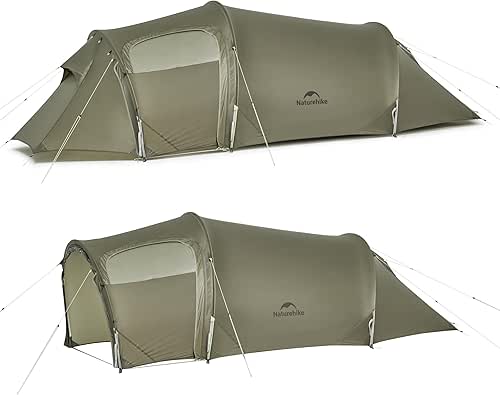 Naturehike Opalus 4 Season Camping Tent, Waterproof 2-3 Person Backpacking